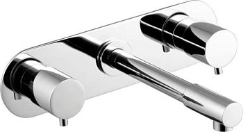 Mariner Voyager, смеситель для раковины из стены с донным клапаном "click clack", цвет хром