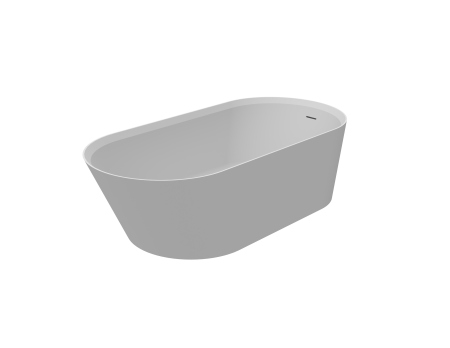 Ванна, KNIEF, Pearl, ширина, мм-1720, глубина, мм-800, высота, мм-500, тип установки-отдельностоящий, форма-овальная, щелевой слив-перелив click-clack-в комплекте, диаметр слива, мм-52, ножки-есть, материал-акрил, цвет-белый матовый, артикул 0600-052-01