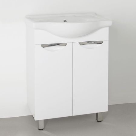 Тумба с раковиной Style Line Жасмин 60 под умывальник Селигер 60, артикул ЛС-00000034