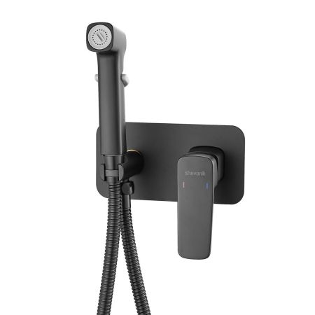 Гигиенический душ со смесителем Shevanik S9905H, черный, артикул S9905H