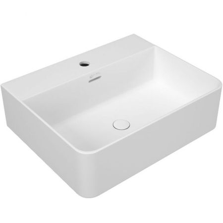 Раковина Owl 1975 Vinkel 52 OWLB191002 Белая глянцевая с донным клапаном