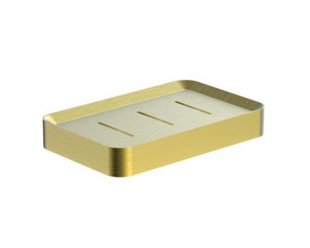 Мыльница с держателем WONZON & WOGHAND LOTTE, Брашированное золото (WW-8324-BG) Мыльница с держателем WONZON & WOGHAND LOTTE, Брашированное золото (WW-8324-BG)