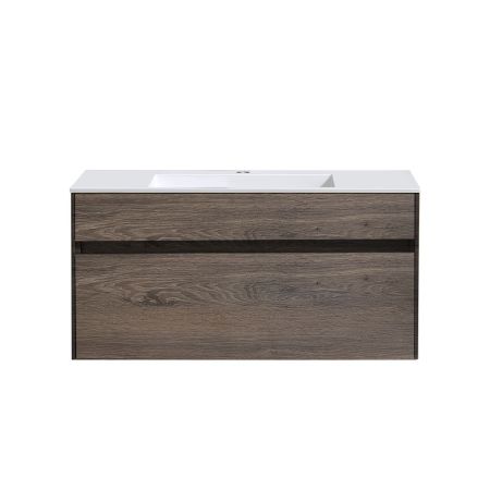 База под раковину Chiara 1000 подвесная, 1 выкатной ящик soft-close, R.Oak, артикул VMC-2C100RO