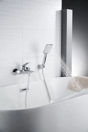 Смеситель для ванны Knotlor KN-71, хром, артикул KN-71