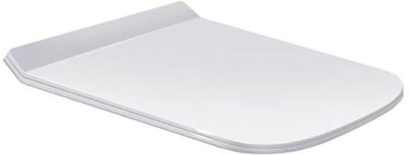 Унитаз, Duravit, Durastyle, безободковый (с открытым смывным краем), тип установки-подвесной, с вертикальным смывом, ширина, мм-370, глубина, мм-540, высота, мм-355, форма чаши-прямоугольная, выпуск-горизонтальный, материал-керамика, сиденье-в комплекте, , артикул 45510900A1