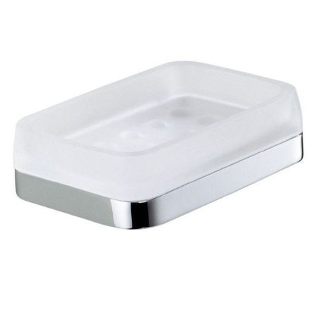 Colombo Time Мыльница настольная, цвет: хром/матовое стекло, артикул W4201.CR-VAN