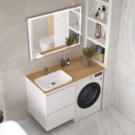 Тумба под раковину подвесная Velvex Klaufs tp.KLA.56.2Y, 55 см, артикул tp.KLA.56.2Y