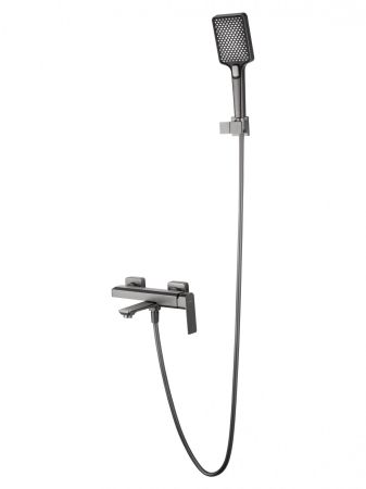 Смеситель для ванны с душем WONZON & WOGHAND DIAMOND, Темный графит (WW-88639011-BGM), артикул WW-88639011-BGM