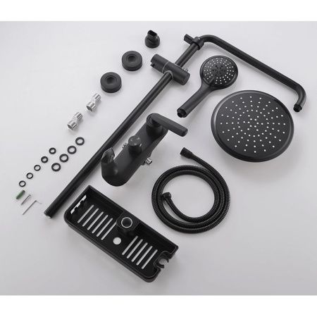 Душевая система Orans OLS-7558 Черная Душевая система Orans OLS-7558 Черная