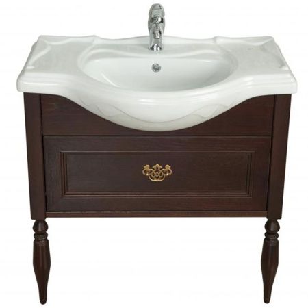 Тумба под раковину Roca America Evolution L 85 ZRU9302959 Дуб темный шоколад