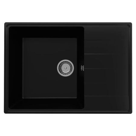 Кухонная мойка Ulgran Quartz Prima 700-07, уголь, артикул Prima 700-07