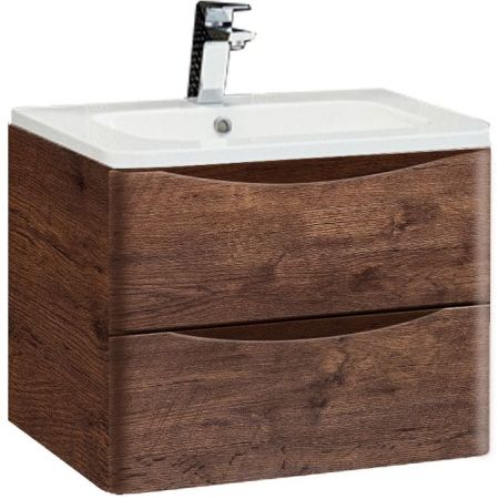 Тумба под раковину Vincea Roberta VMC-1R600RW подвесная R.Wood, артикул VMC-1R600RW