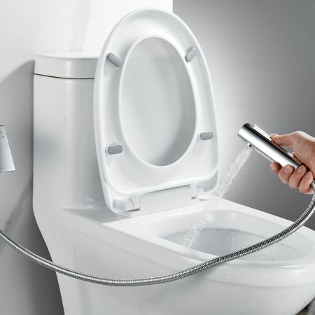 Гигиенический душ со смесителем Shevanik S9605-1, хром