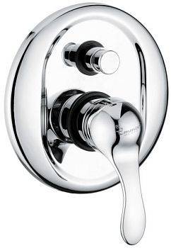 Внутристенный смеситель Melody на 2 выхода, цвет хром