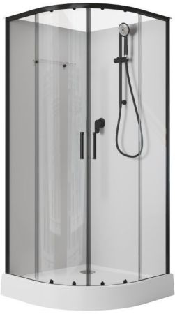 Душевая кабина Aquanet Passion EVO R black 90x90 набор 1, артикул 00267256