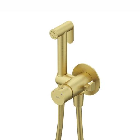 Встраиваемый смеситель с гигиеническим душем, матовое золото, IDDIS, 005MGR0i08, артикул 005MGR0i08