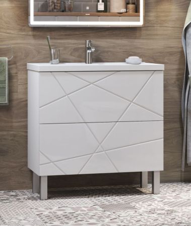 Тумба под раковину напольная VIGO Geometry tn.GEO.9696.80.2Y, 80 см, артикул tn.GEO.9696.80.2Y