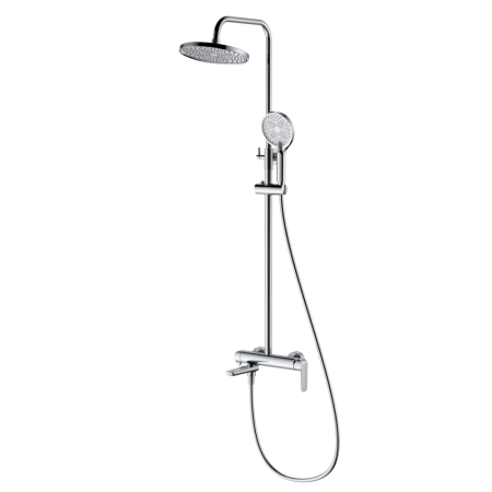 Душевая система со смесителем DQ Düsseldorf хром (DA1723701), артикул DA1723701