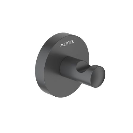 Крючок AQUATEK, матовый черный AQ4201MB ОБЕРОН, артикул AQ4201MB