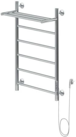 Полотенцесушитель электрический Aquanet Mauro 80х50 Тэн справа , с полкой, артикул 00282007