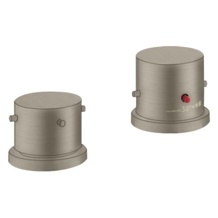 AX Starck Термостат на край ванны , цвет шлифованный никель, артикул 10480820