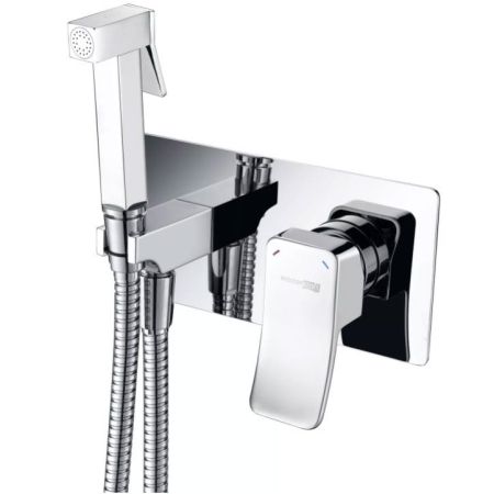 Гигиенический душ со смесителем WasserKRAFT Aller 10638 Хром