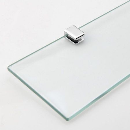 Полка SAMBA стеклянная, 600x100 мм, хром, Sapho, артикул SB125