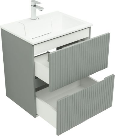 Тумба под раковину Aquanet Джейн 60 мисти грин, артикул 00313316