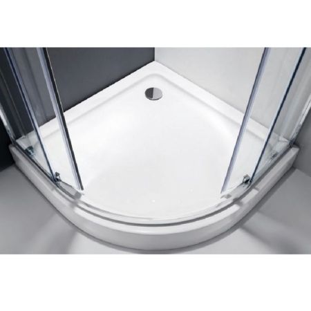 Душевой уголок Cezares Molveno R-2 80х80 профиль Хром стекло прозрачное, артикул MOLVENO-R-2-80-C-Cr-IV