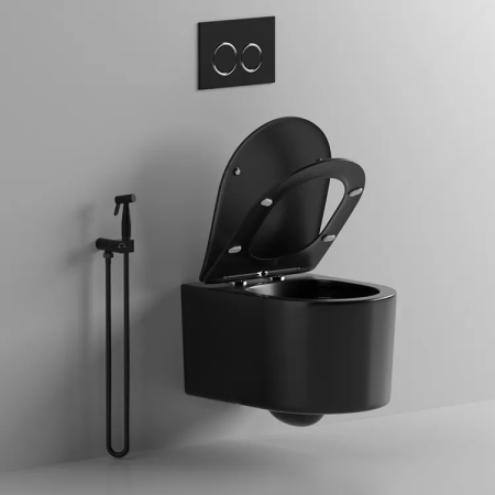 Унитаз TANARO Aria MB подвесной,матовый черный Cerutti SPA CT9238 Унитаз TANARO Aria MB подвесной,матовый черный Cerutti SPA CT9238