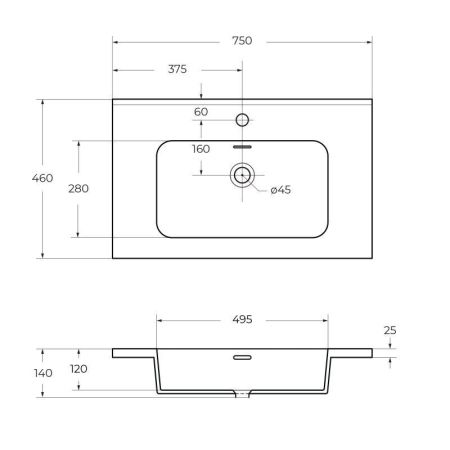 Мебель для ванной CEZARES TIFFANY 75, артикул 50169