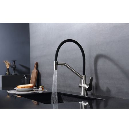 Смеситель для кухни с подключением фильтра Raglo R80.62.05, сатин, артикул R80.62.05