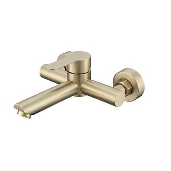 Смеситель для ванны Fmark FS8202C, матовое золото