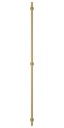 Электрический полотенцесушитель "СУНЕРЖА" АСКЕТ 1650 (Матовое ЗОЛОТО)