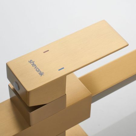 Смеситель для кухни с подключением фильтра Shevanik S148G, золотой сатин, артикул S148G