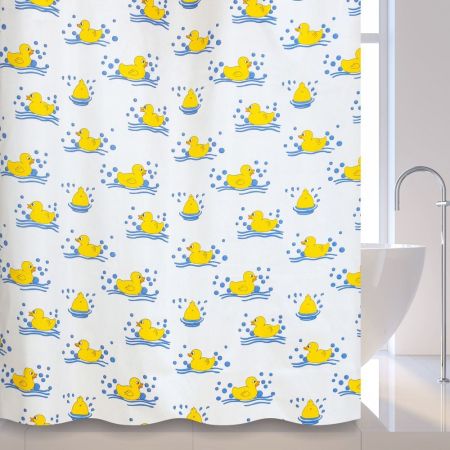 Штора для ванной комнаты Savol S-01718X, утята, артикул S-01718X