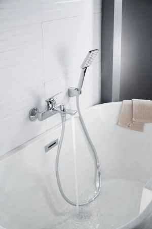 Смеситель для ванны Knotlor KN-71, хром, артикул KN-71