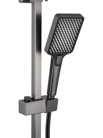 Душевая система WONZON & WOGHAND CUBE 2.0, Темный графит (WW-88047068-BGM), артикул WW-88047068-BGM