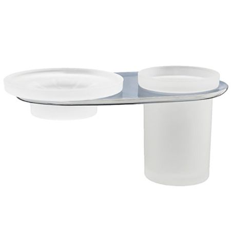 Держатель стакана и мыльницы WasserKRAFT Kammel K-8326 Хром, артикул K-8326