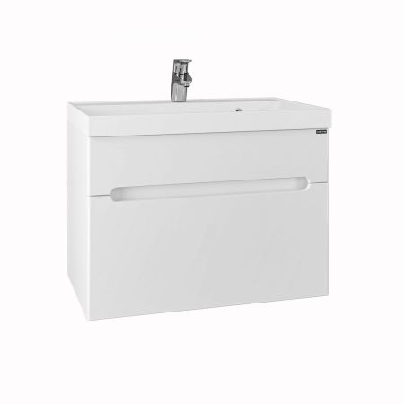 Тумба для умыв.  "Лондон-70" 2 ящ, подвес. (ум. Астория 70 литой мрамор), артикул 224003л