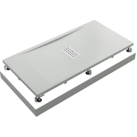 Душевой поддон из искусственного камня Good Door Flow ЛП00121 160x90 Белый, артикул ЛП00121