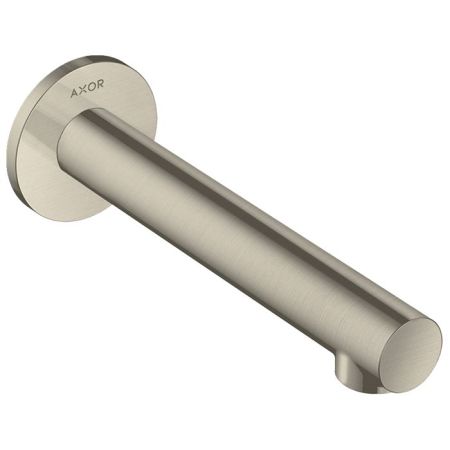 AX Uno Излив для ванны, 175мм, настенный, ¾’, цвет: шлифованный никель, артикул 45410820