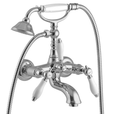Fima Carlo Frattini Herend Смеситель для ванны, настенный, с ручным душем., цвет: хром, артикул F5404CBCR
