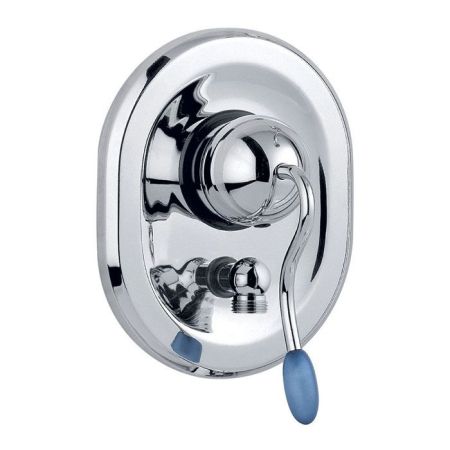 Nicolazzi Signal Наружная часть встраиваемого смесителя для душа “Unico” на 2 отверстия, цвет: хром, артикул 3466CR20