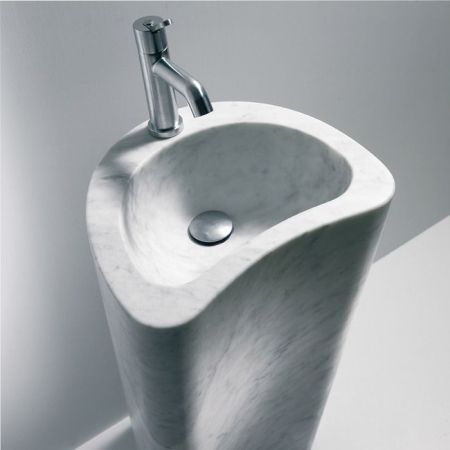 Agape Lito Раковина напольная 40x47.6x91.3 см, 1 отв., цвет: мрамор, артикул ACER0732R *1