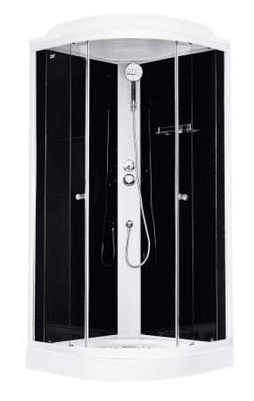 Душевая кабина Royal Bath RB 90HK5-BT (черное/прозрачное), артикул RB90HK5-BT