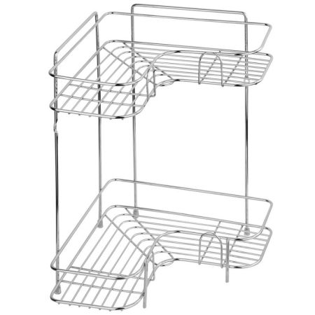 Полочка двойная угловая Гобразная