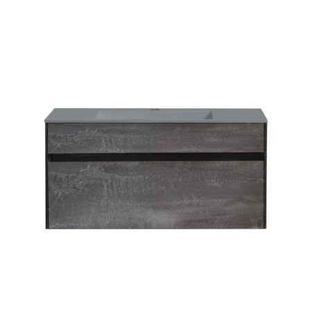 База под раковину Chiara 1000 подвесная, 1 выкатной ящик soft-close, G.Stone, артикул VMC-2C100GS