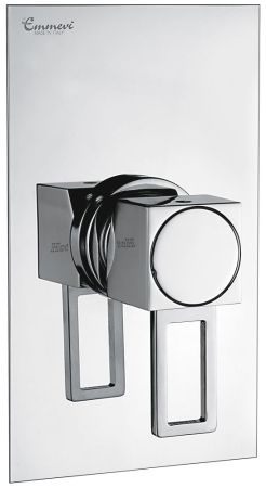 Emmevi Siris, однорычажный встраиваемый смеситель для душа, ручка со стержнем, цвет хром, артикул 47009LA/CR