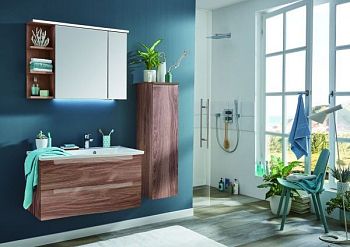 Комплект мебели Puris Purefaction, 900 мм левый, цвет дуб чарлстон